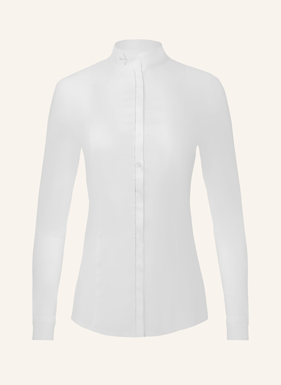 Laguso Turnierbluse JANNE WHITE CRYSTAL SILVER WEISS/ SILBER