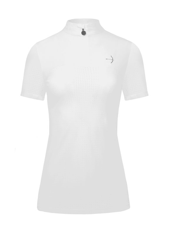 Laguso Turnierbluse SARINA MESH WHITE WEISS
