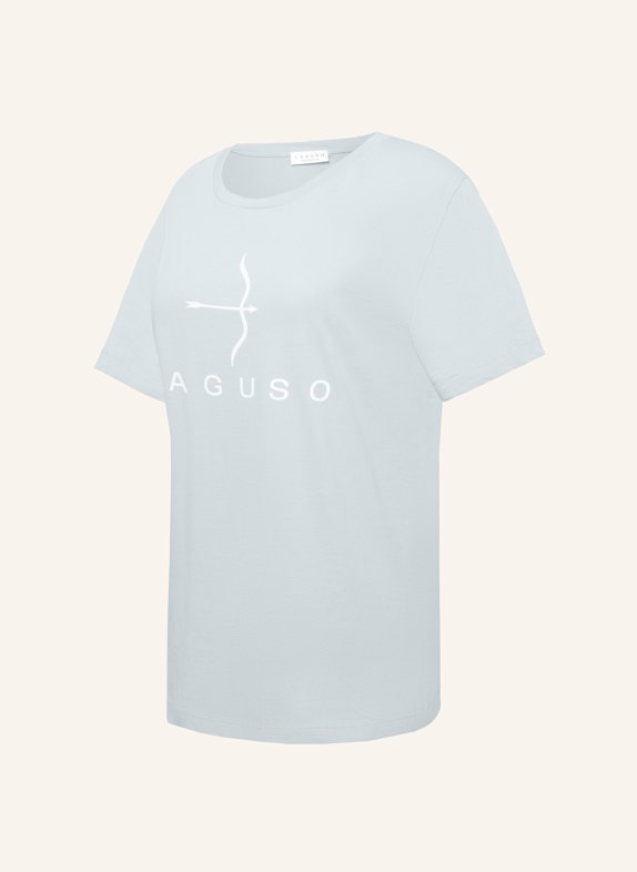 Laguso T-Shirt LOU LOGO ICE HELLBLAU