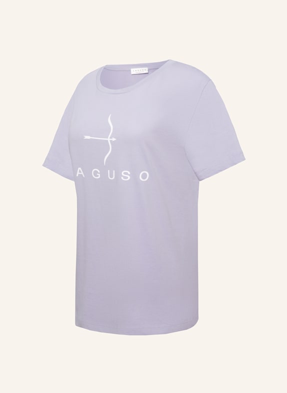 Laguso T-Shirt LOU LOGO LIGHT VIOLET LILA