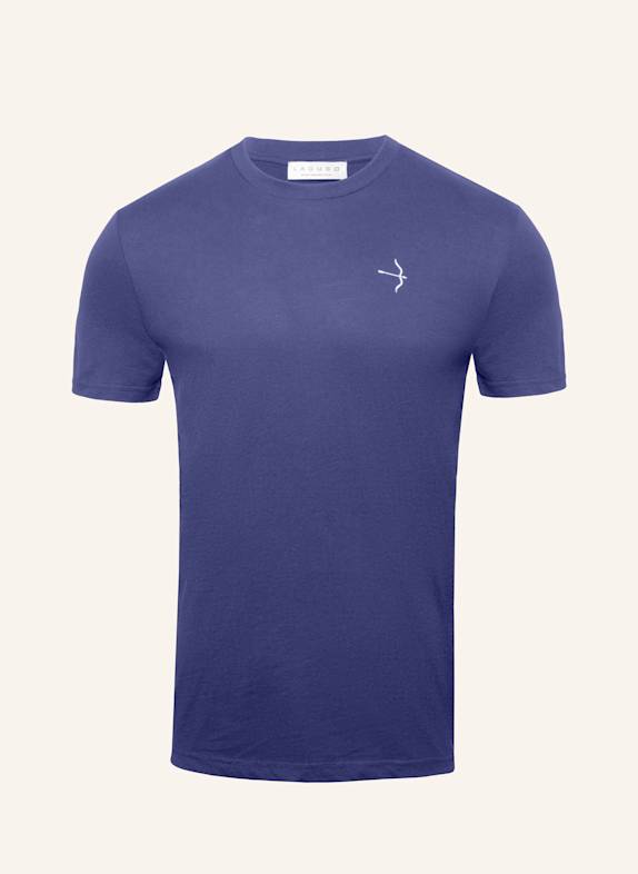 Laguso T-Shirt ROUVEN DARK VIOLET LILA