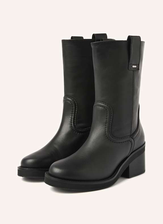NUBIKK Stiefel CASSY SLOUCH SCHWARZ