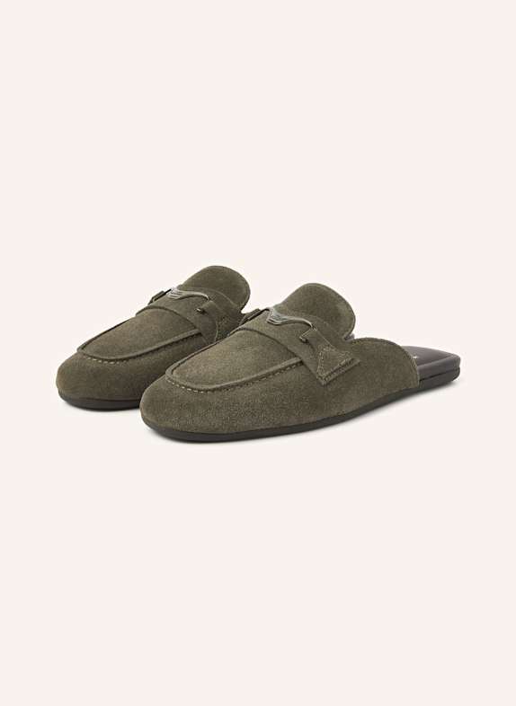 NUBIKK Slipper JOAN MULE DUNKELGRÜN