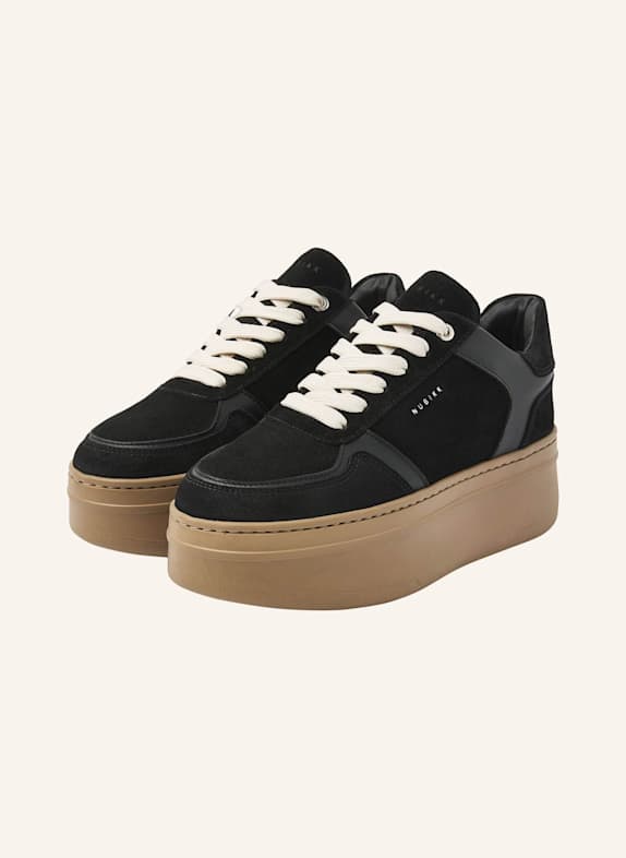 NUBIKK Sneaker BAYOU PLATFORM SCHWARZ