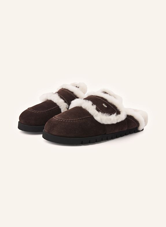NUBIKK Slipper TEDDY FURRY II DUNKELBRAUN