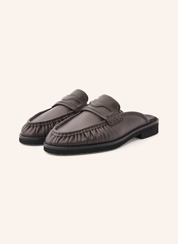 NUBIKK Slipper JONES MULE DUNKELBRAUN