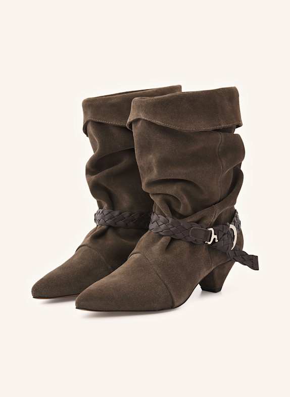 NUBIKK Boots SALLY LYNN DUNKELGRÜN