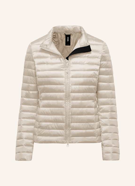 BOMBOOGIE Glänzende Daunenjacke mit Stehkragen GRAU