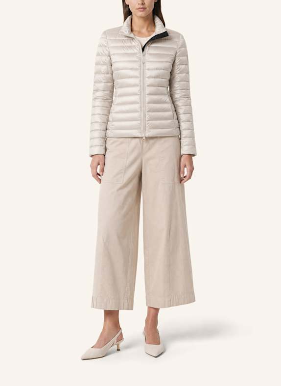 BOMBOOGIE Glänzende Daunenjacke mit Stehkragen GRAU