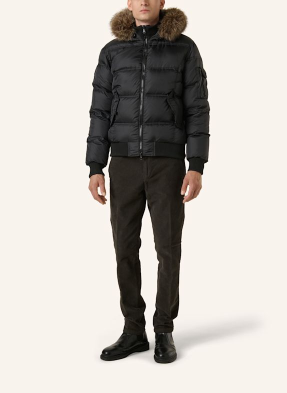 BOMBOOGIE Bomberjacke SCHWARZ