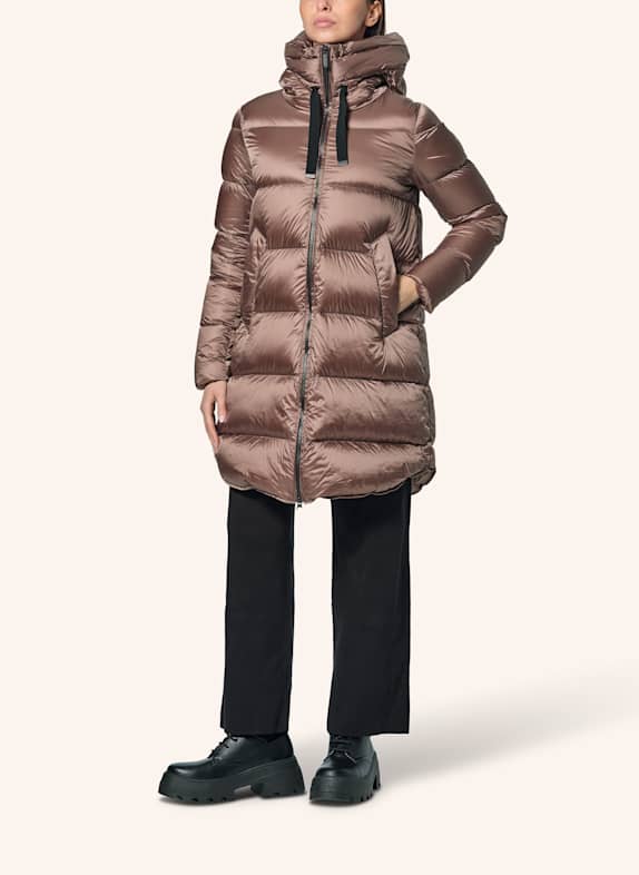 BOMBOOGIE Daunenjacke GENEVA DUNKELBRAUN
