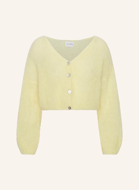 AMERICANDREAMS Cropped-Strickjacke CORNELIA HELLGELB