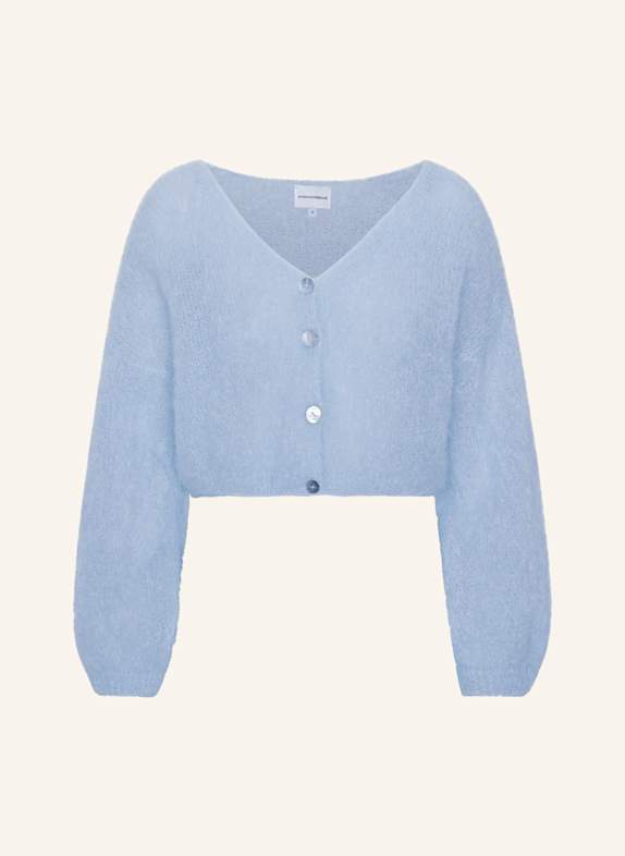AMERICANDREAMS Cropped-Strickjacke CORNELIA HELLBLAU
