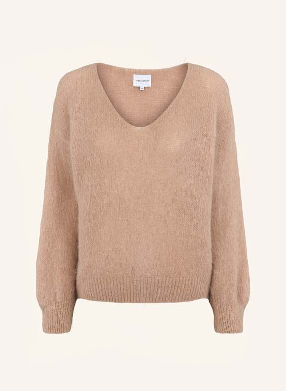 AMERICANDREAMS LS Alpaca Pullover Milana CAMEL