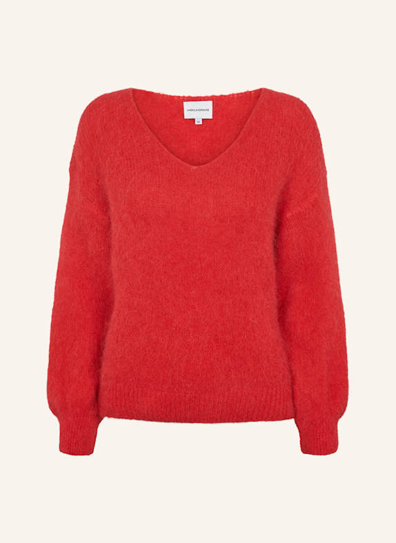 AMERICANDREAMS LS Alpaca Pullover Milana ROT