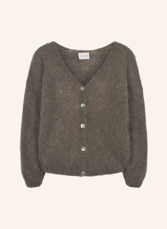 AMERICANDREAMS LS Cardigan Cornelia TAUPE