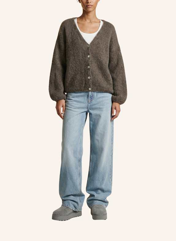 AMERICANDREAMS LS Cardigan Cornelia TAUPE