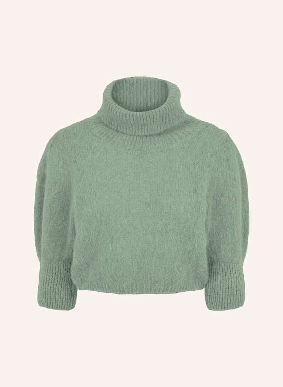 AMERICANDREAMS Rollneck Alpaca Pullover Piro OLIV