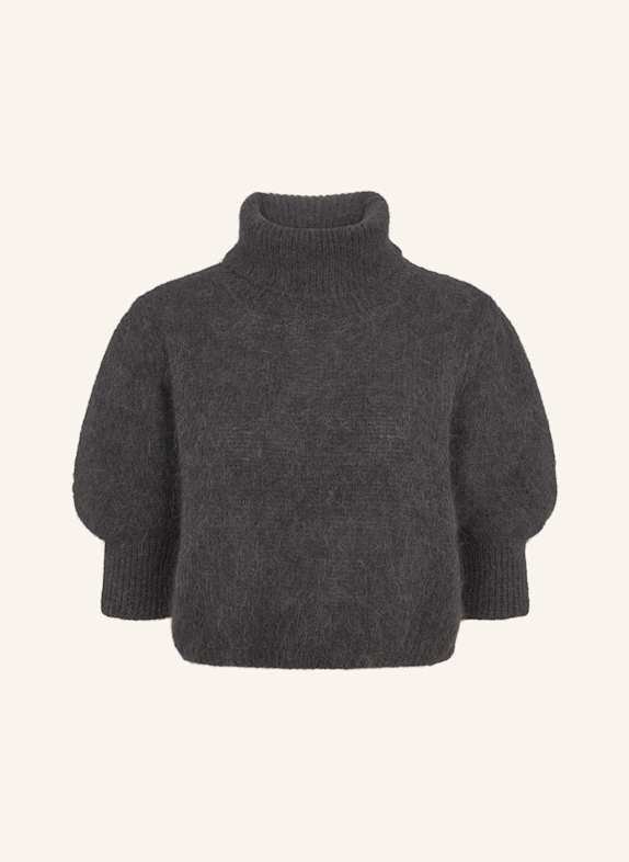 AMERICANDREAMS Rollneck Alpaca Pullover Piro DUNKELGRAU