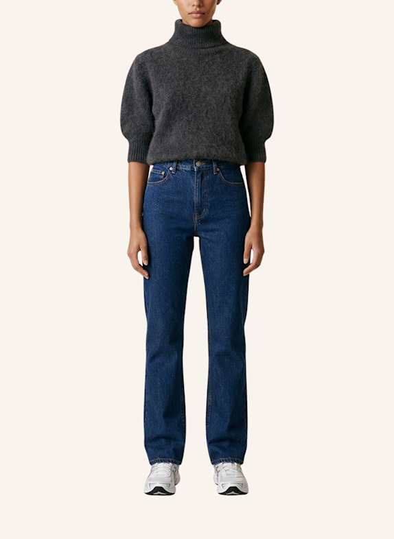 AMERICANDREAMS Rollneck Alpaca Pullover Piro DUNKELGRAU