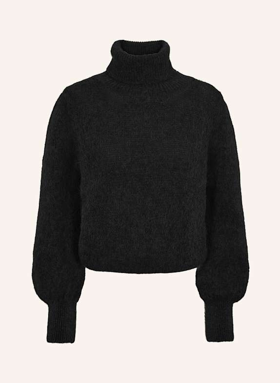 AMERICANDREAMS Rollneck Alpaca Long Sleeves Piro SCHWARZ