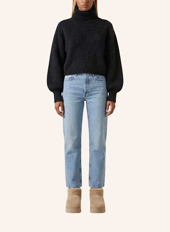 AMERICANDREAMS Rollneck Alpaca Long Sleeves Piro SCHWARZ