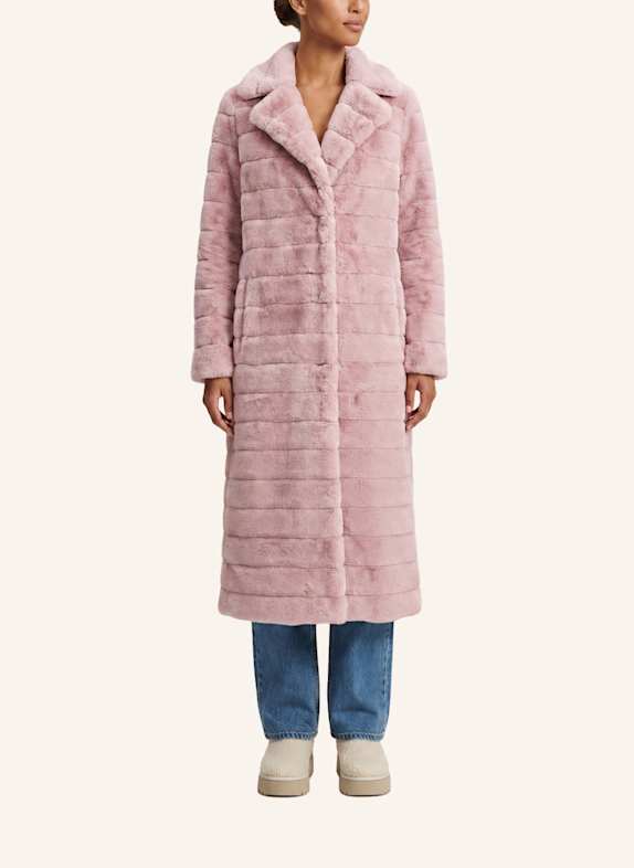AMERICANDREAMS Faux Fur Coat Long Bailey HELLROSA