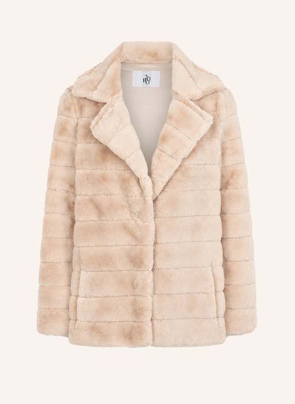 AMERICANDREAMS Faux Fur Coat Short Bailey CREME