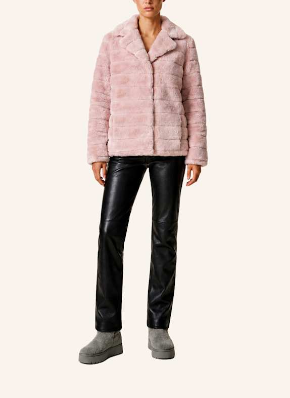 AMERICANDREAMS Faux Fur Coat Short Bailey HELLROSA