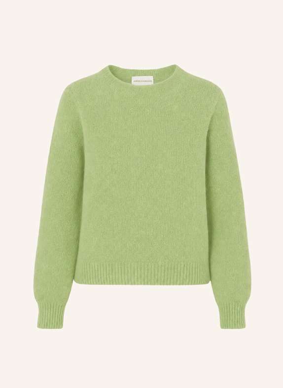 AMERICANDREAMS Round Neck Pullover Liana HELLGRÜN