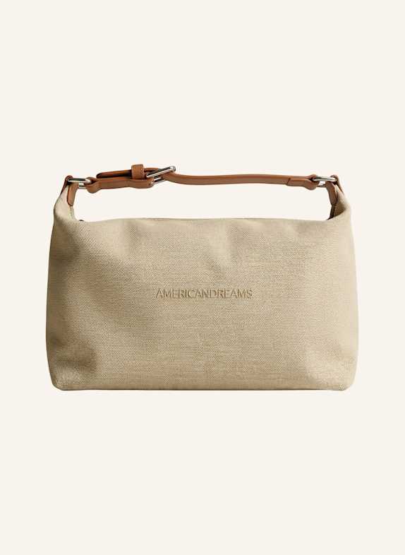 AMERICANDREAMS Club Bag Canvas BEIGE