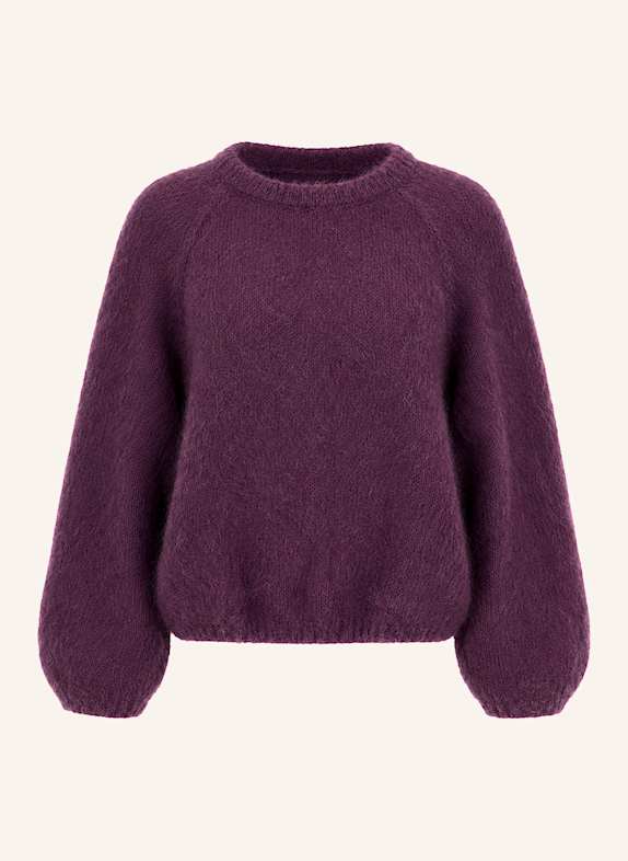 AMERICANDREAMS Mohair Knit Pullover Rosie LILA