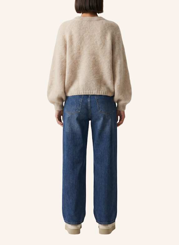 AMERICANDREAMS Mohair Knit Pullover Rosie BEIGE