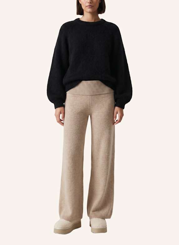 AMERICANDREAMS Mohair Knit Pullover Rosie SCHWARZ