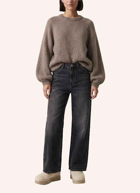 AMERICANDREAMS Mohair Knit Pullover Rosie TAUPE
