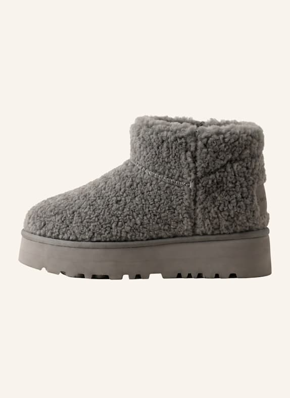 AMERICANDREAMS Wool Boots Low Larissa GRAU