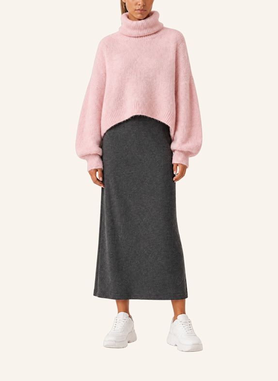 AMERICANDREAMS Rollneck Cropped Alpaca Pullover Andrea HELLROSA