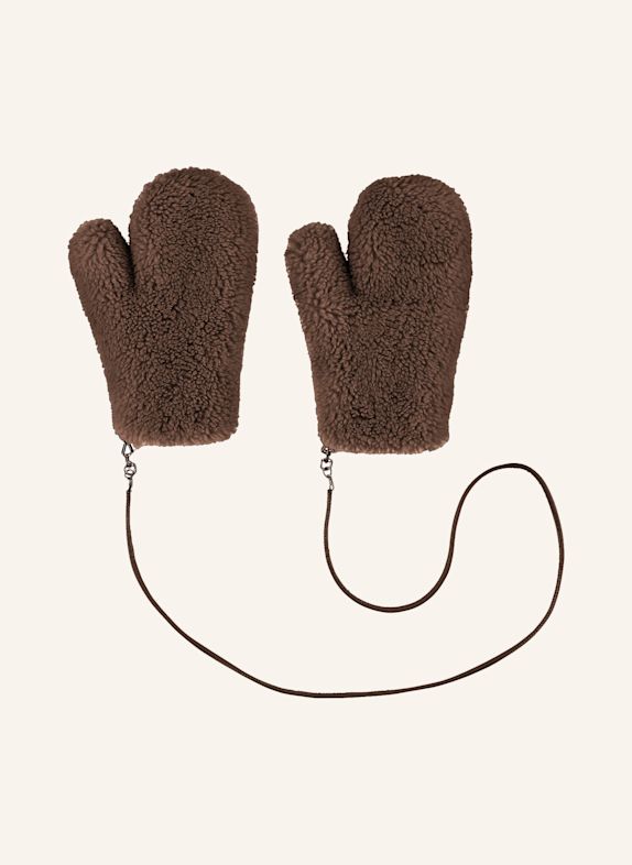 AMERICANDREAMS Louis Wool Gloves DUNKELBRAUN