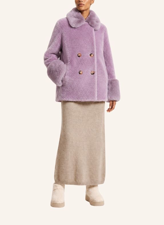 AMERICANDREAMS Wool Coat Short Fiona LILA
