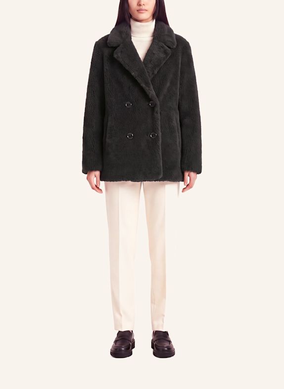 AMERICANDREAMS Short Coat Without Fur Fiona SCHWARZ