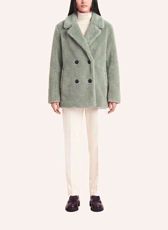 AMERICANDREAMS Short Coat Without Fur Fiona GRÜN
