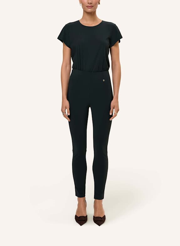 INA KESS Hose ELLA STRETCH PANTS DUNKELGRÜN