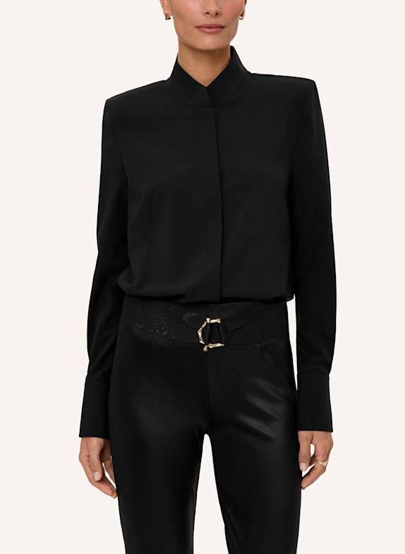 INA KESS Hemdbluse LEONTA SHIRT SCHWARZ