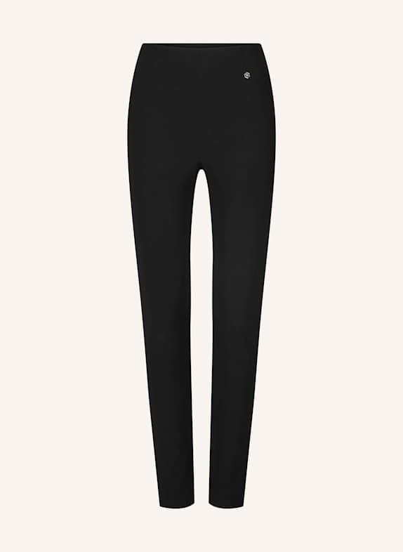 INA KESS Hose ELLA STRETCH PANTS SCHWARZ