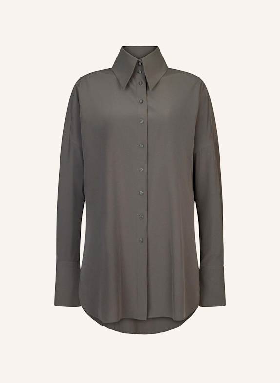 INA KESS Hemdbluse PHOENIX SHIRT GRÜN/ GRAU