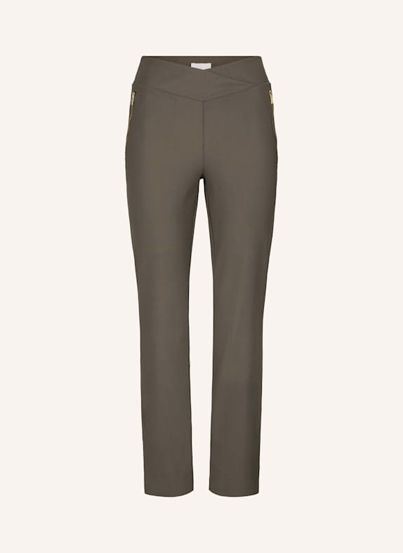 INA KESS Hose LIV STRETCH PANTS GRÜN/ GRAU