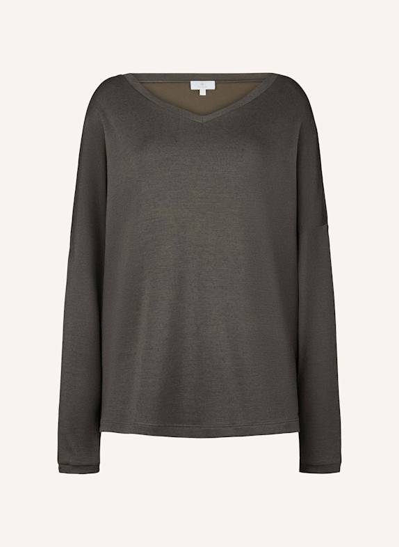 INA KESS Pullover CAROU SWEATER GRÜN/ GRAU