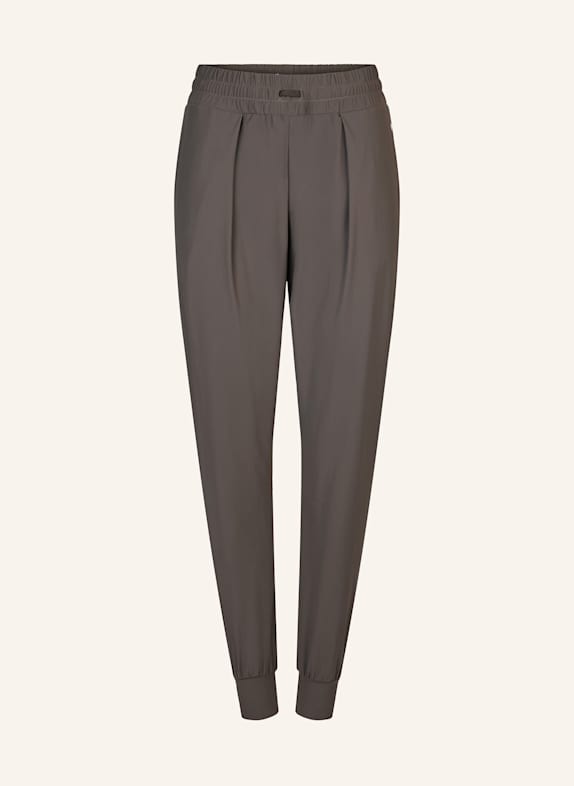 INA KESS Hose LUXE LÉGER TRACK PANTS GRÜN/ GRAU