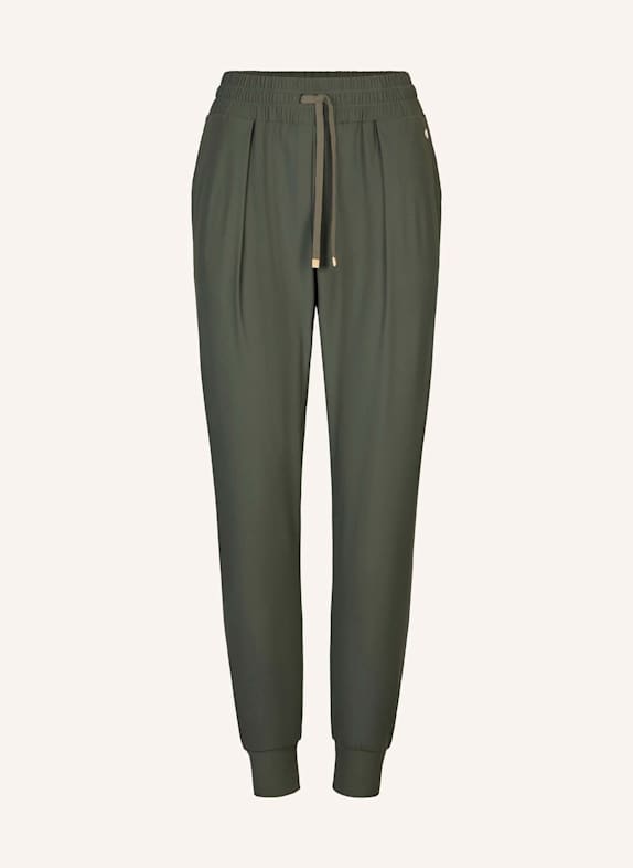 INA KESS Hose LUXE LÉGER TRACK PANTS GRÜN