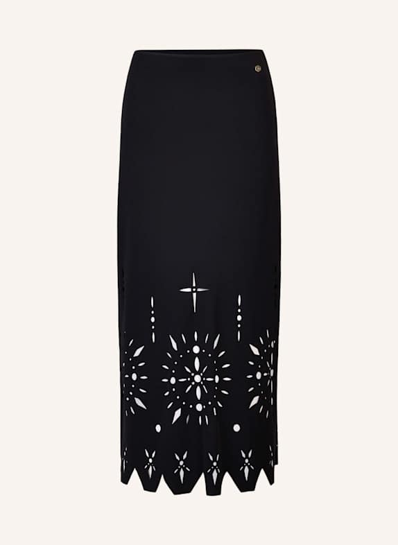 INA KESS Rock FIORITA LASER SKIRT SCHWARZ